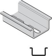 DIN ШИНА 35Х15Х1ММ ДЪЛБОКА ПЕРФОРИРАНА ПОЦИНКОВАНА ЛИНЕЕН МЕТЪР /2М РАЗФАСОВКА/ 