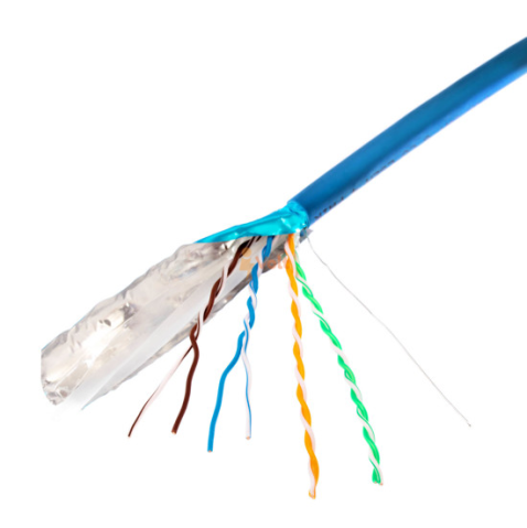 LAN КАБЕЛ FTP CAT6 4Х2Х0.5ММ2, 23 AWG, ПОМЕДНЕН