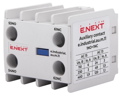 ДОПЪЛНИТЕЛНЕН КОНТАКТ E.INDUSTRIAL.AU.M.11, 1NC+1NO