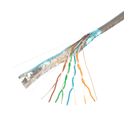 LAN КАБЕЛ FTP CAT5E 4Х2Х0.5ММ2, 24 AWG, МЕДЕН